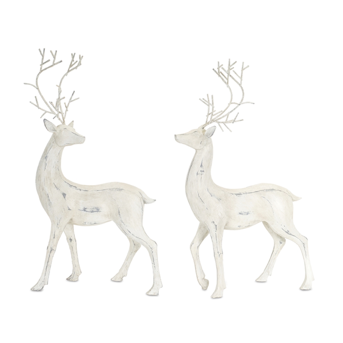 Picture of Melrose International 72627 Deer Figurine - Set of 2