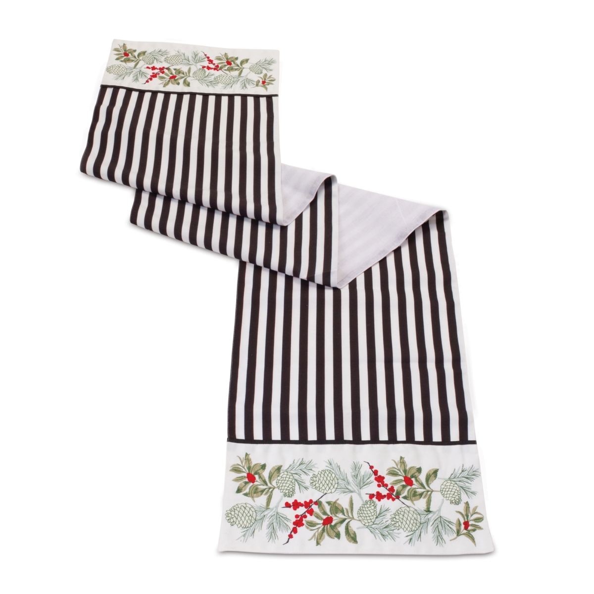 Picture of Melrose International 86140DS Striped Holiday Table Runner - 72 in.