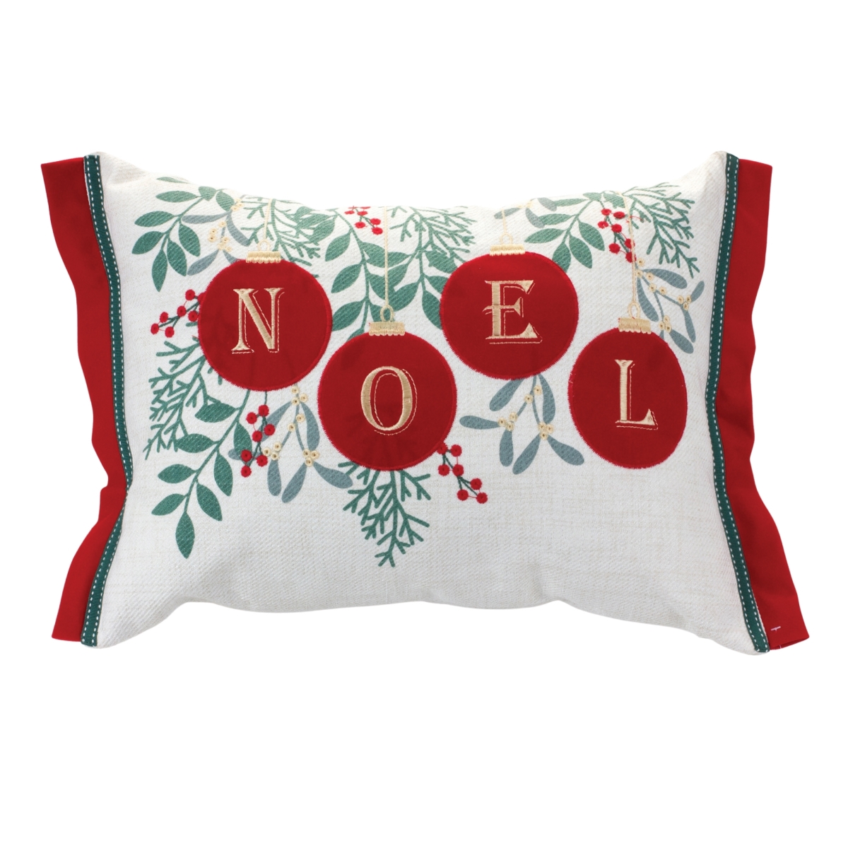 87596DS Noel Ornaments Throw Pillow - 19 in.