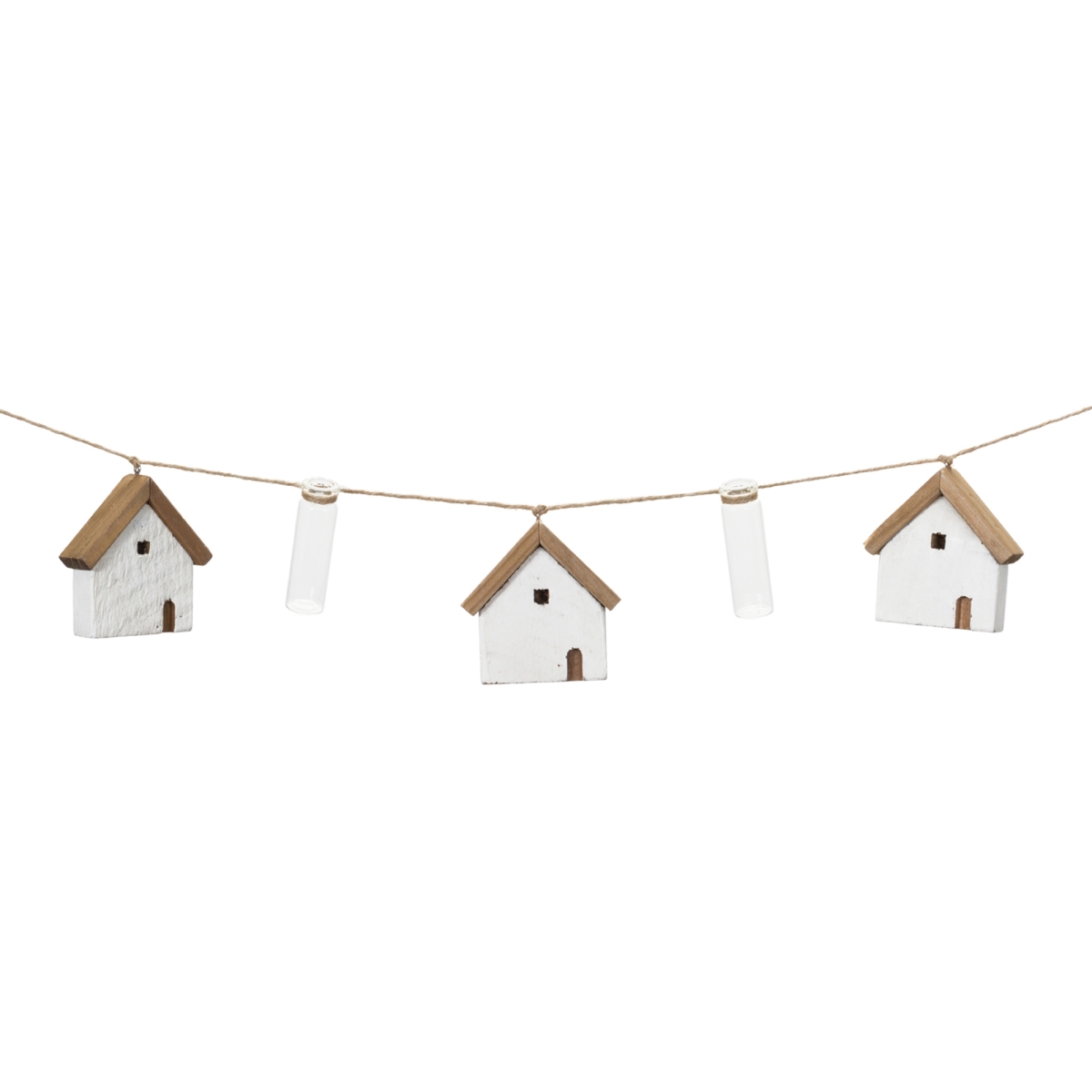 House & Tube Vase String Garland - Set of 2