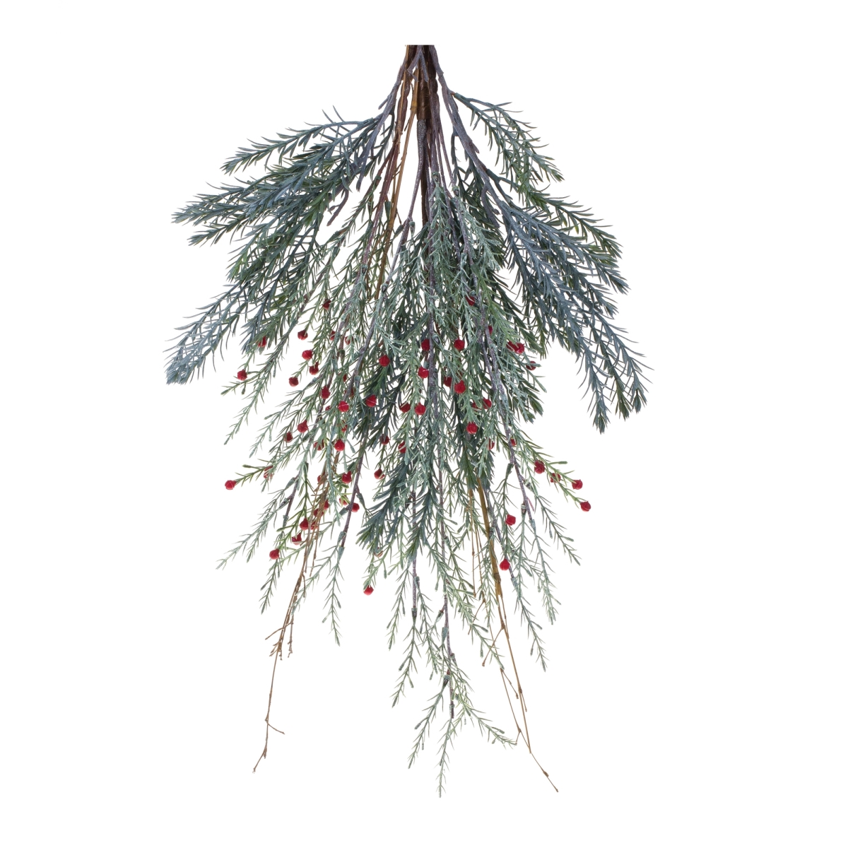 Mixed Pine Berry Swag - Green & Red - 23.25 in. - Durable Plastic