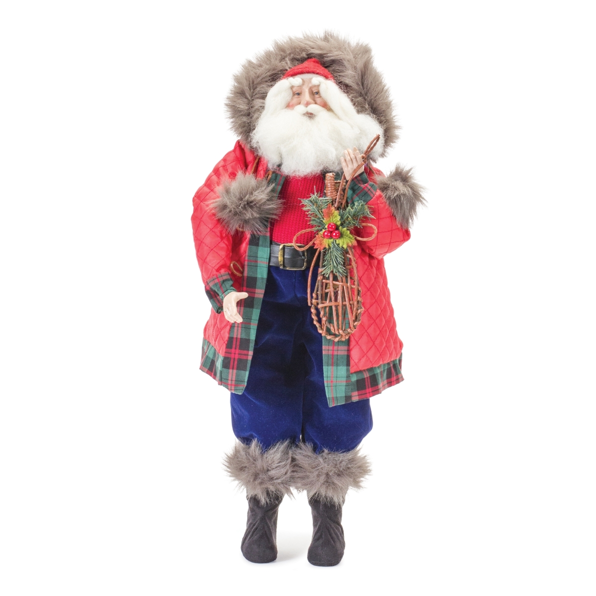 86426DS Ski Lodge Santa - 24 in.