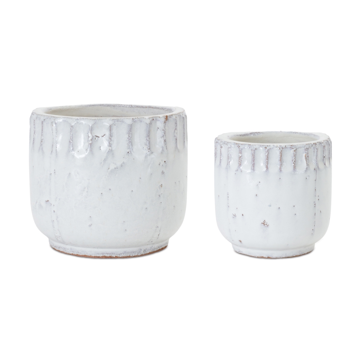 88626DS Distressed Terra Cotta Planter - Set of 2