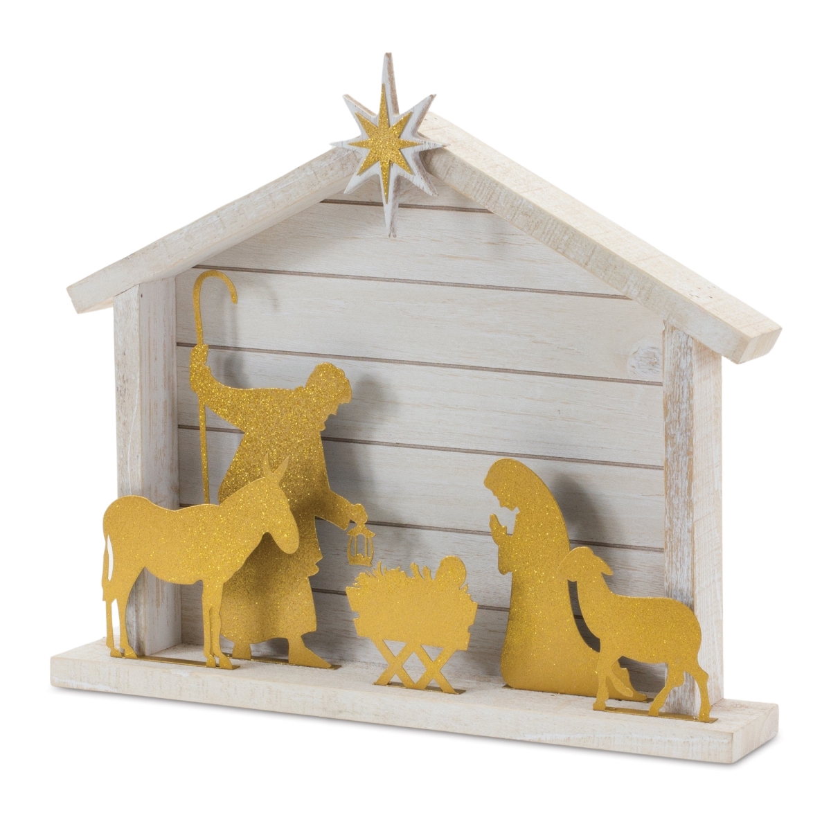Cut Out Metal Nativity Scene - 17.75 in.