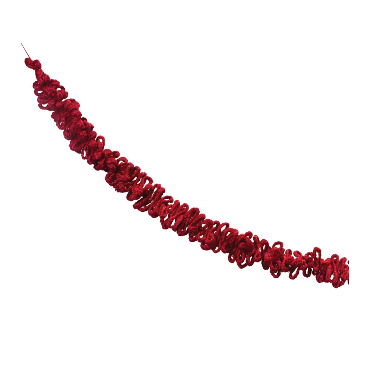 6 ft. Jute Garland, Red - Set of 2