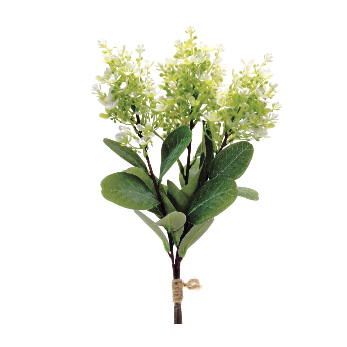 88844DS 18.5 in. Plastic Lilac Bundle, Green & Brown - Set of 2