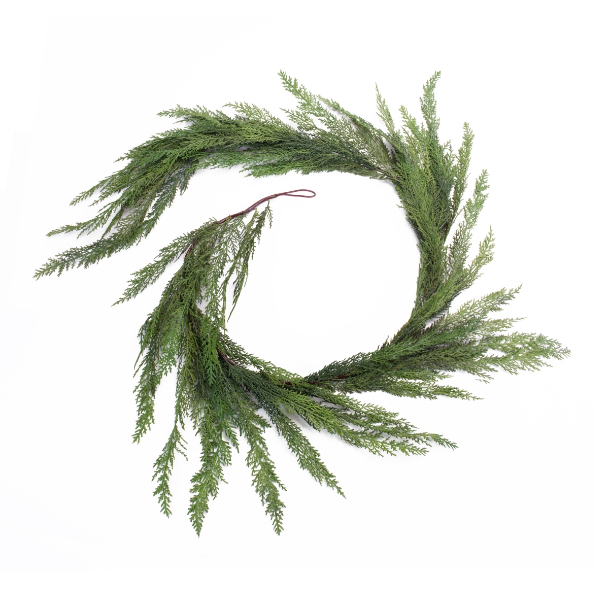 Picture of Melrose 84222DS 6 ft. Winter Cedar Foliage Garland&#44; Green & Brown - Set of 2