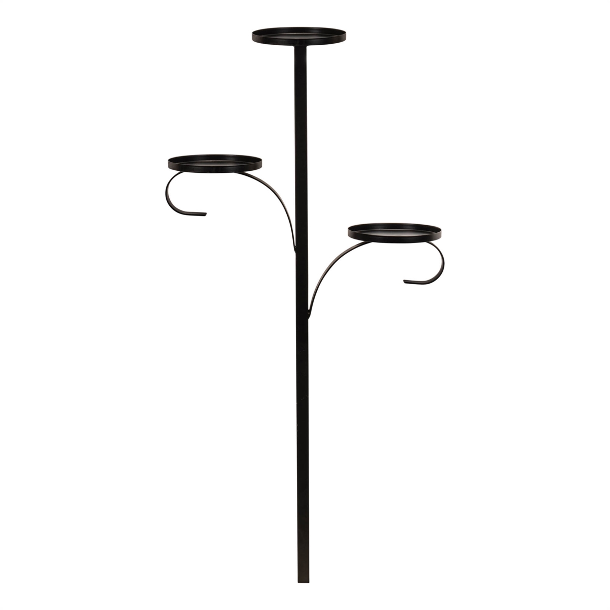 Picture of Melrose 95937DS 36 in. Iron Black Triple Tree Topper&#44; Black