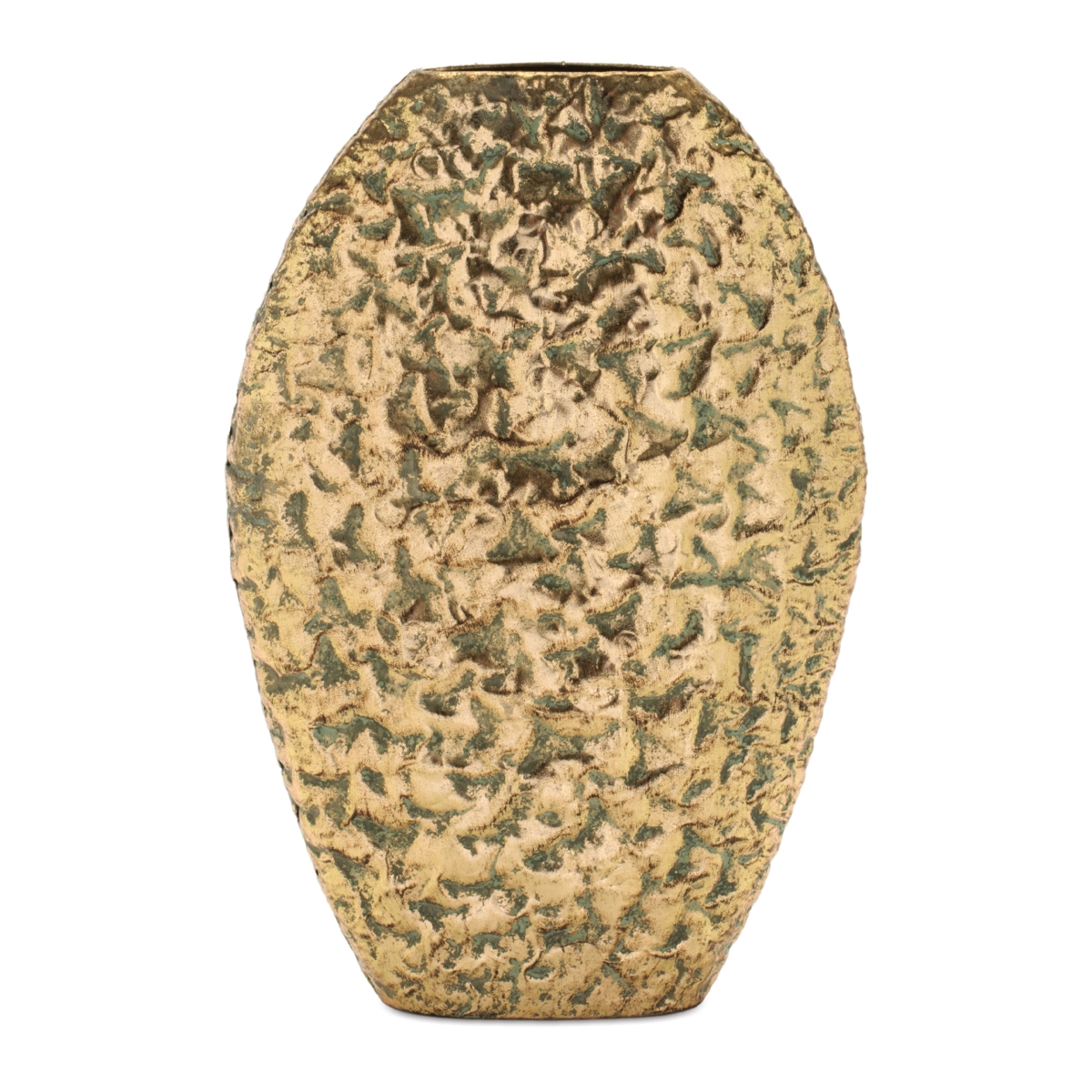 Picture of Melrose 96204DS 14.25 in. Metal Vase&#44; Gold - Set of 2