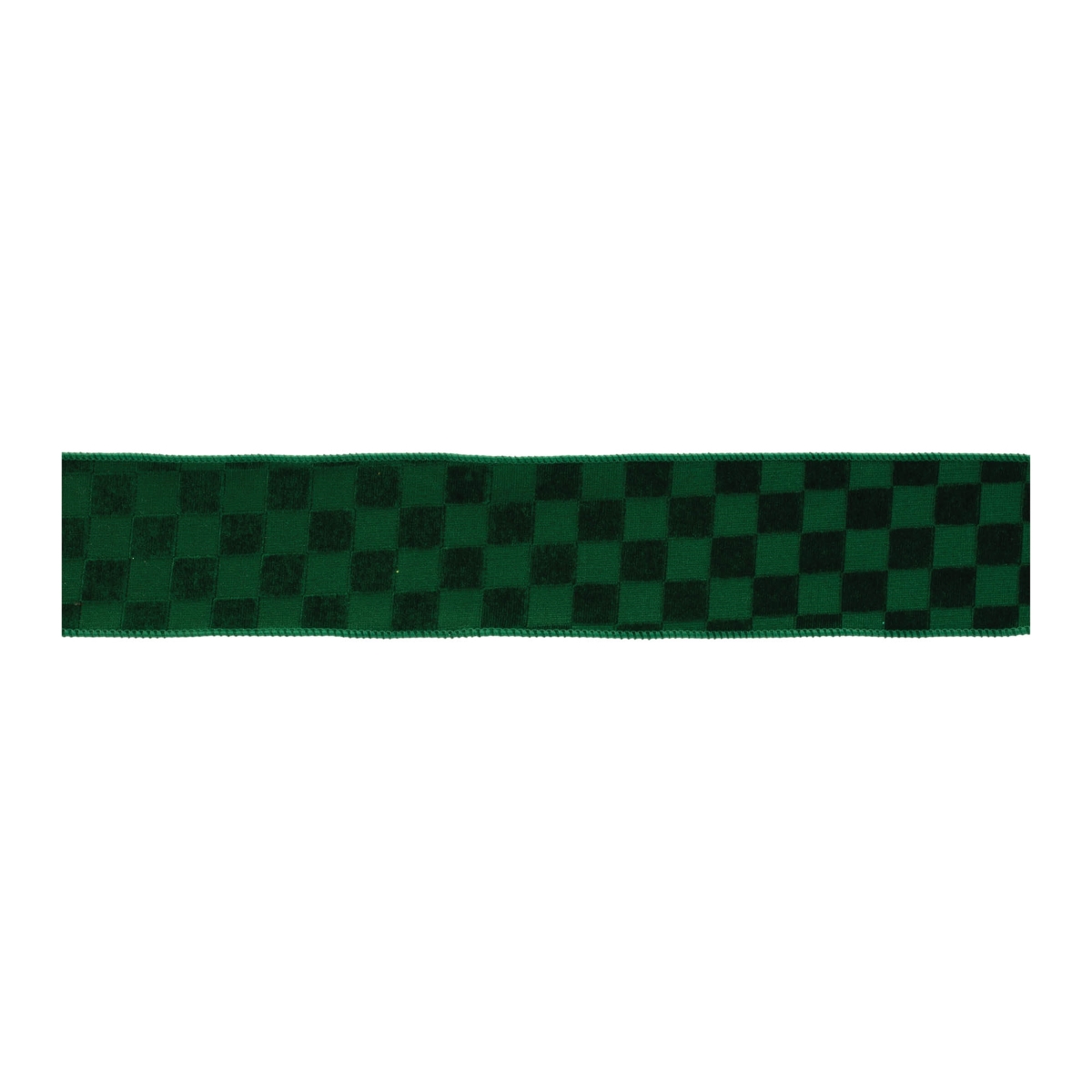 95658DS 2.5 in. x 5 yards Wired Polyester, Green - Set of 2