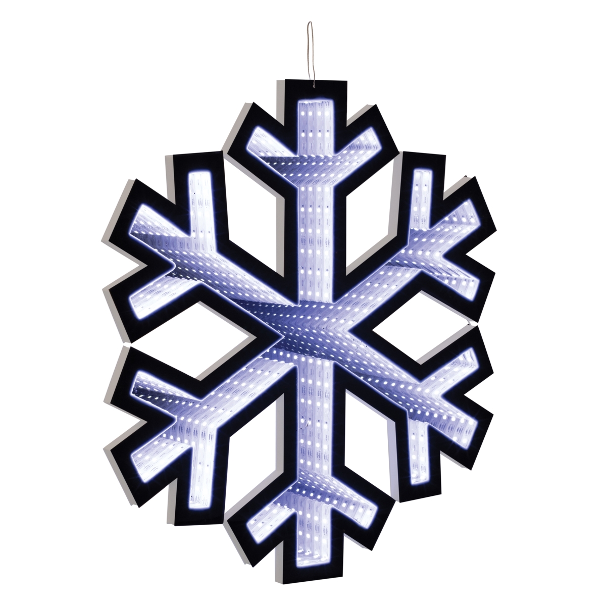 Acrylic Snowflake Ekkolight - White - 15.75 in. - Endless Glow Effect