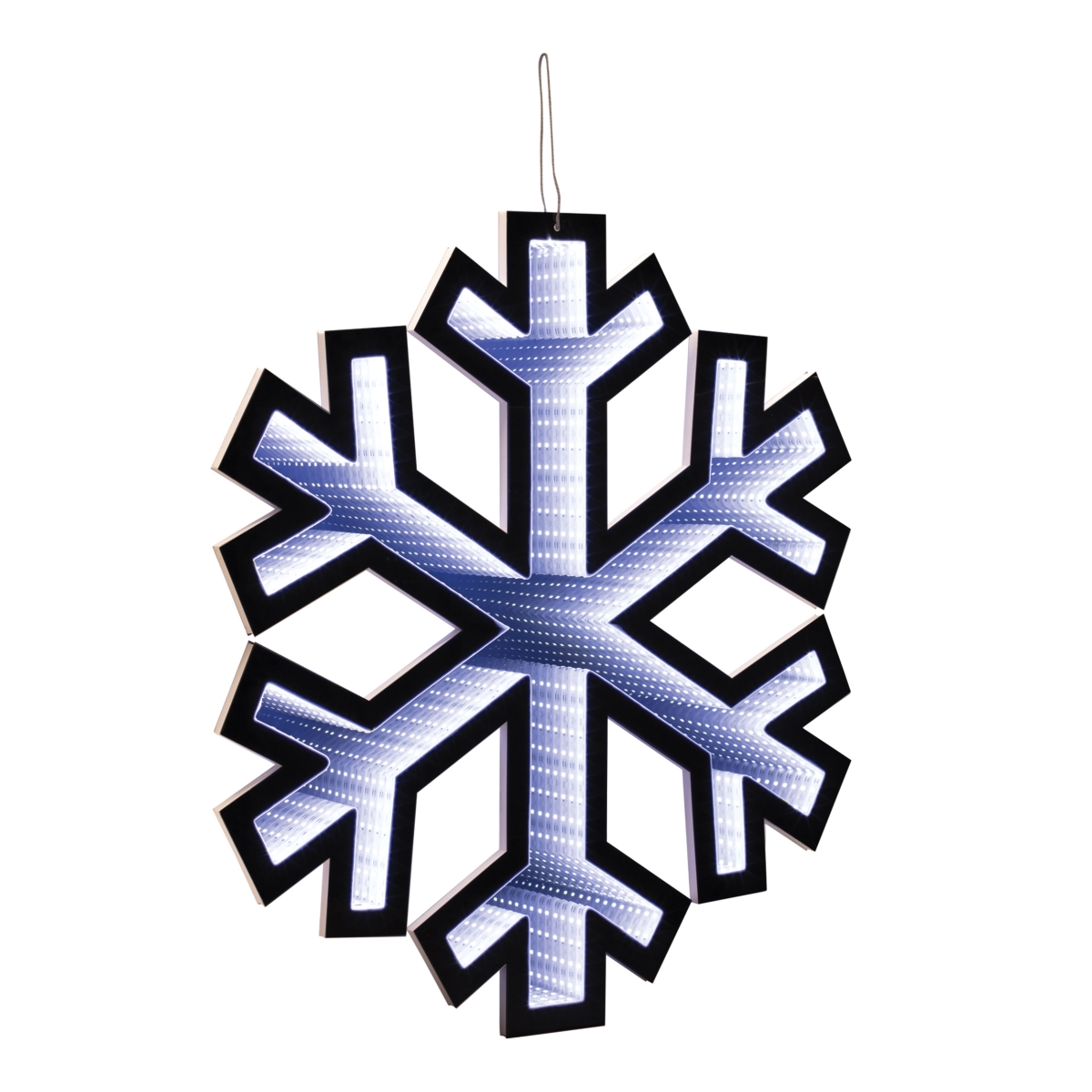 94338DS 23.5 in. Acrylic UL Plug Snowflake Ekkolight, White