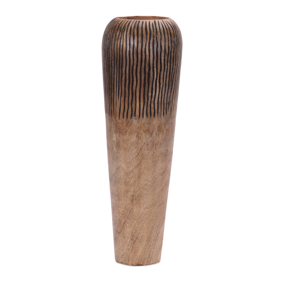 Picture of Melrose 96209DS 18 in. Wood Vase&#44; Brown