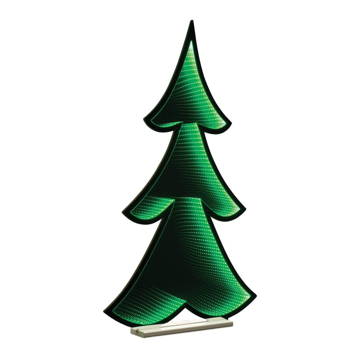 46in. Green Acrylic UL Plug Tree Ekkolight - Infinity Light Effect