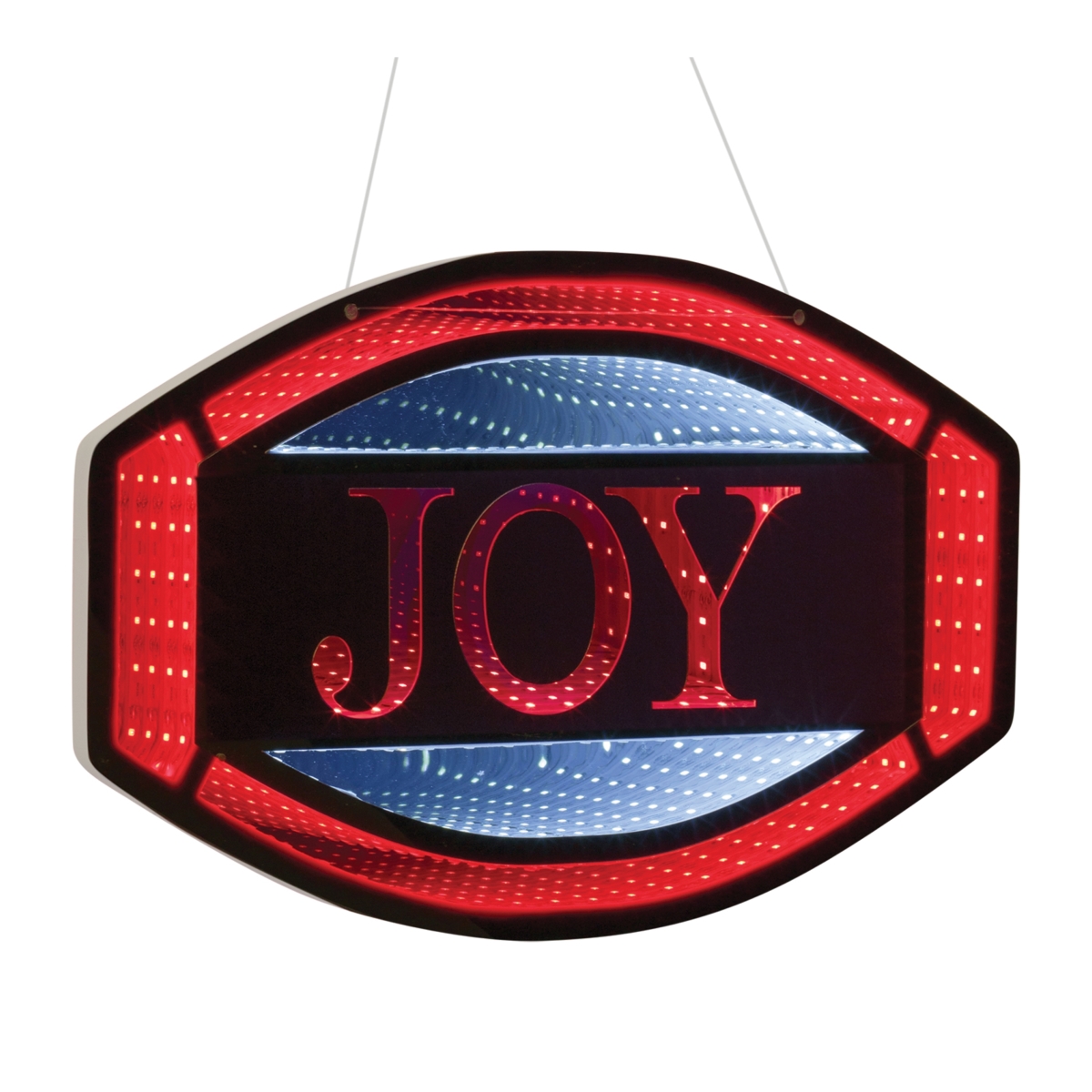 94557DS 15.75 in. Acrylic UL Plug Joy Sign Ekkolight, Red & White