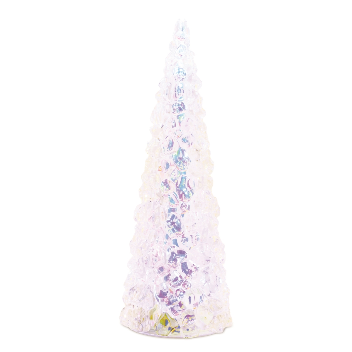 94019DS 17.5 in. Plastic 3 AA Batteries Not Included 6 Hour Timer LED Tree, White, Blue & Pink