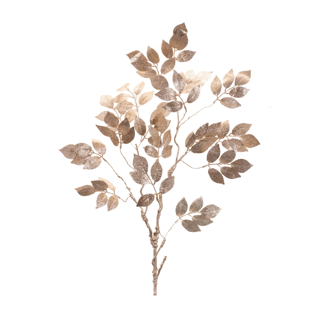 95265DS 35.5 in. Plastic Leaf Spray, Gold - Set of 6