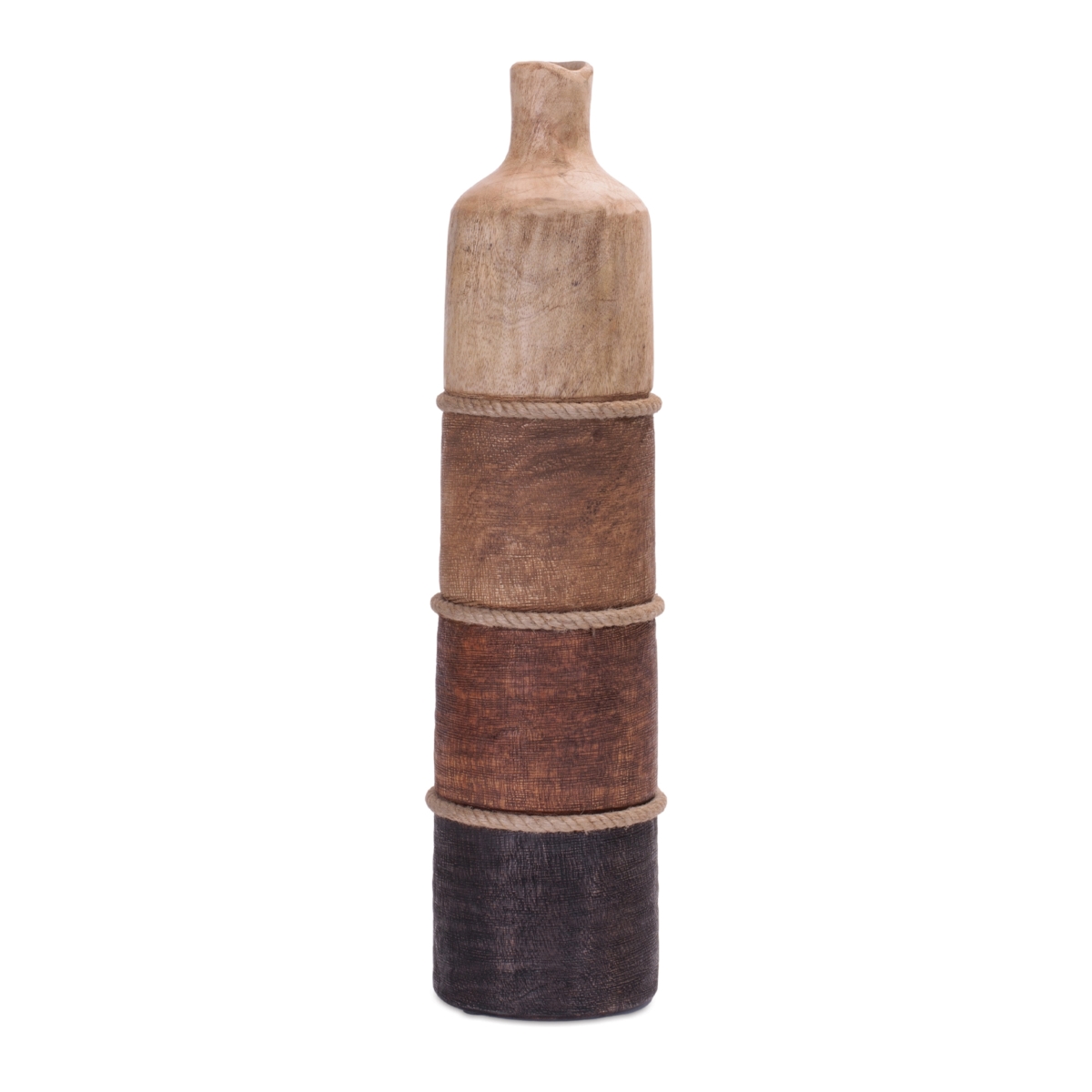 Picture of Melrose 96212DS 23.75 in. Wood Vase&#44; Brown
