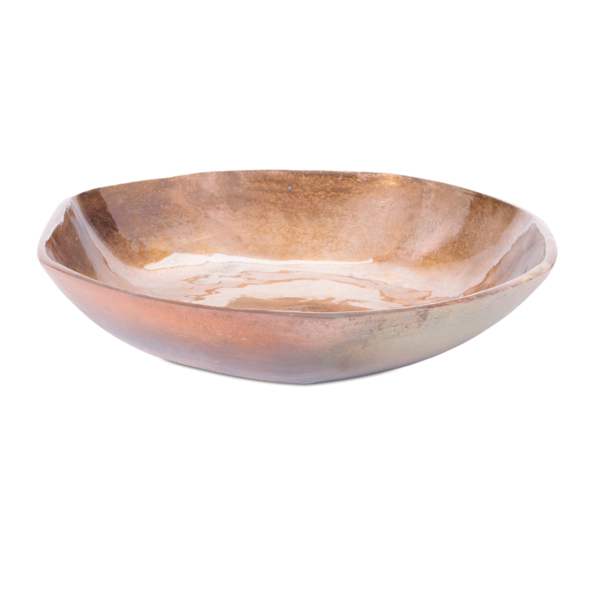 Picture of Melrose 96288DS 13.75 x 3 in. Aluminum Bowl&#44; Gold