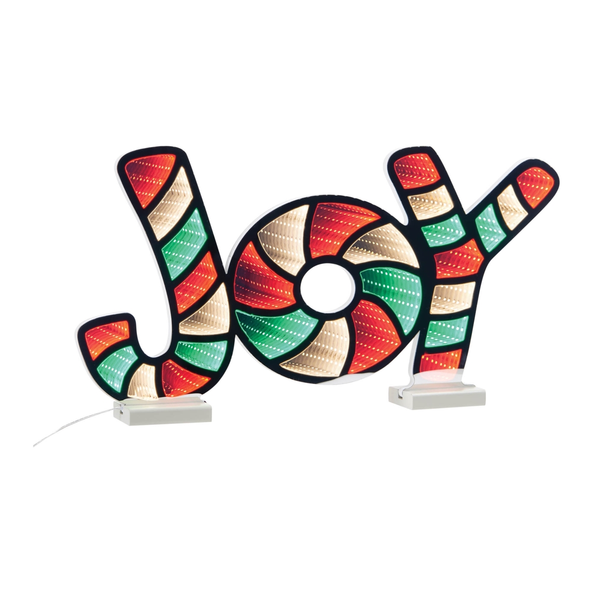 Picture of Melrose 95941DS 24 in. Acrylic UL Plug JOY Ekkolight&#44; Red&#44; Green & White
