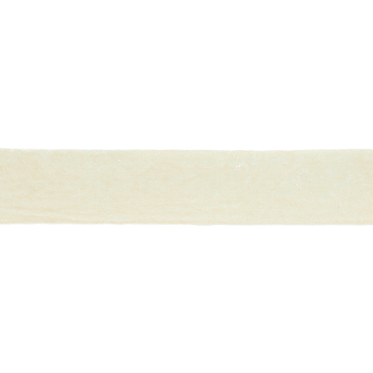 96847DS 2 in. x 10 yards Raw Edge Rayon & Velvet, Beige