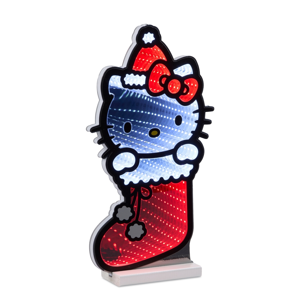 99003DS 16 in. Acrylic UL Plug Hello Kitty Stocking Ekkolight, Red & White