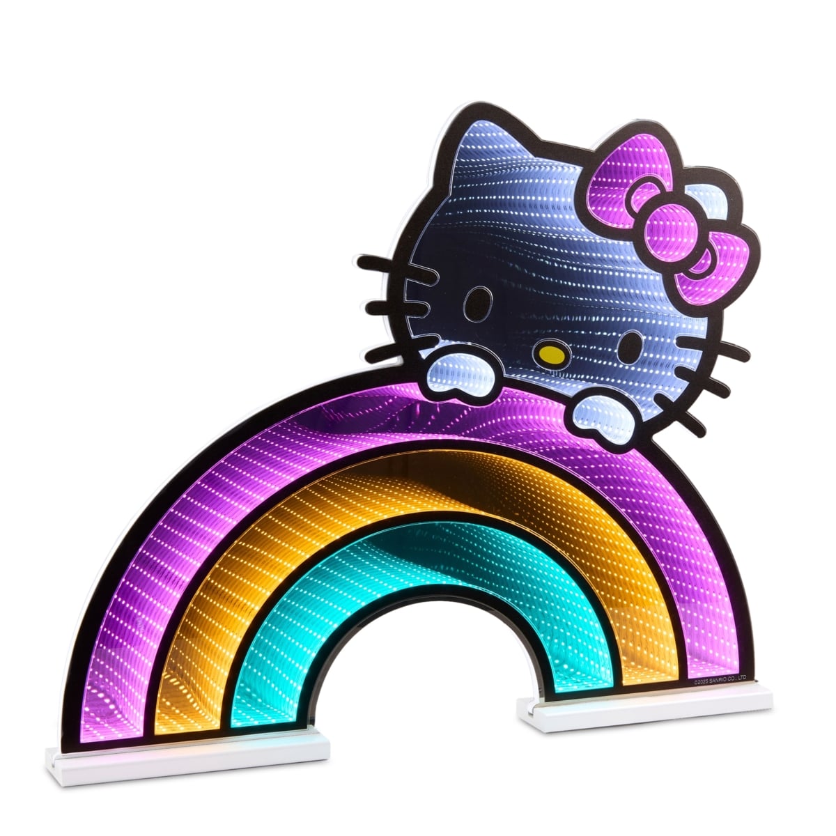 99010DS 24 in. Acrylic UL Plug Hello Kitty Rainbow Ekkolight - Pink, Orange & White