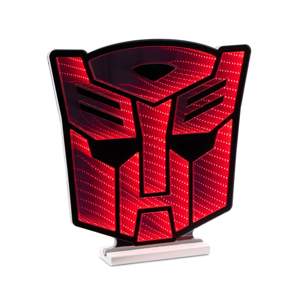 99096DS 16 in. Acrylic UL Plug Transformers Autobot Ekkolight, Red & Black