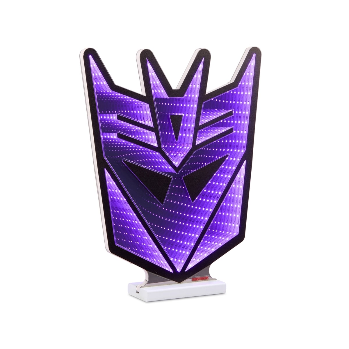 99097DS 16 in. Acrylic UL Plug Transformers Decepticon Ekkolight, Purple & Black