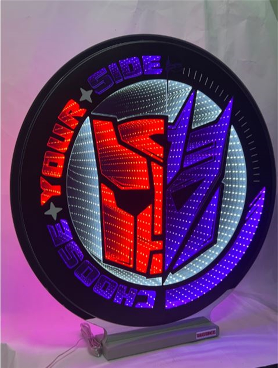 99098DS 24 in. Acrylic UL Plug Transformers Choose Your Side Ekkolight - Red, Purple & Black