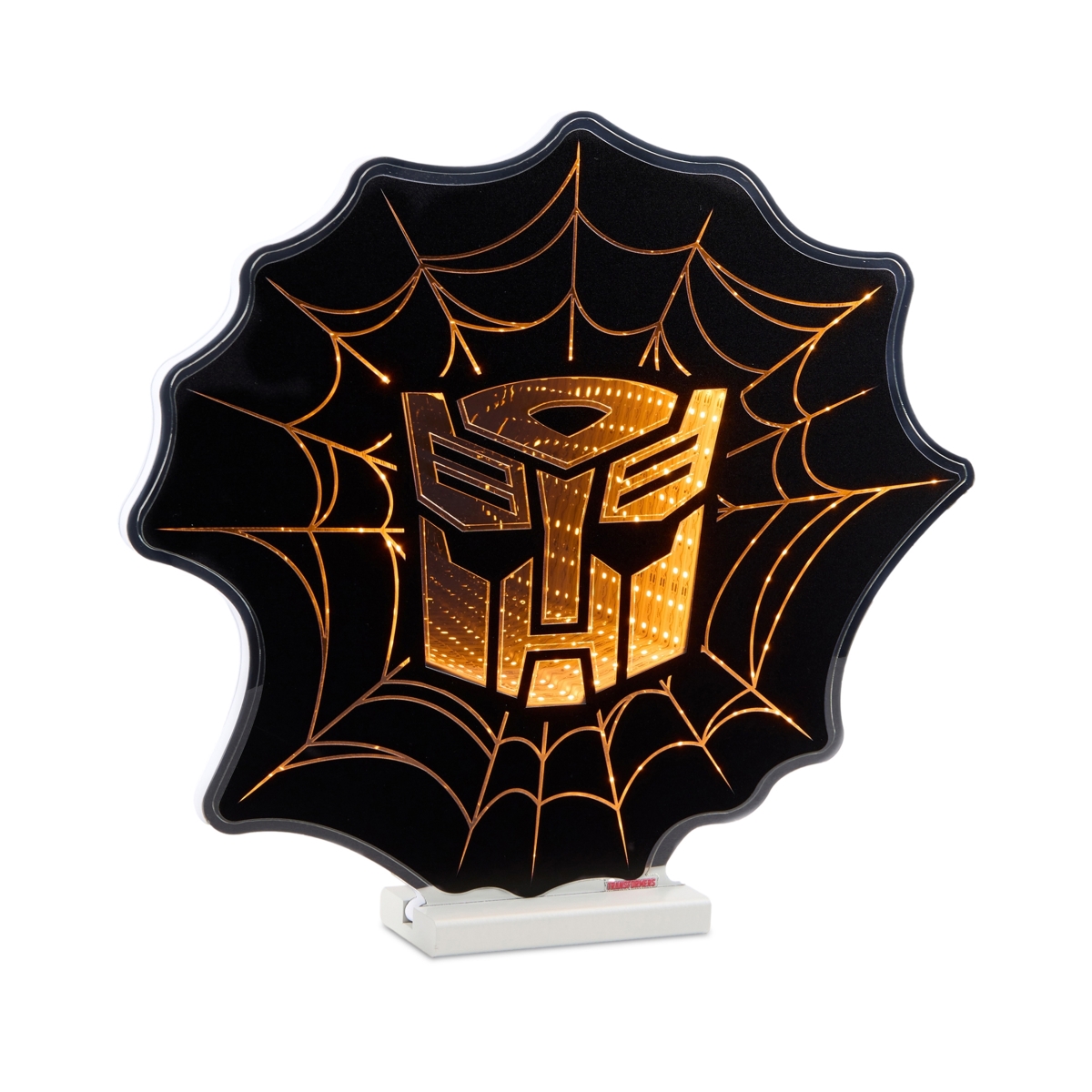 99110DS 16 in. Acrylic UL Plug Transformers Autobot Web Ekkolight, Orange & Black