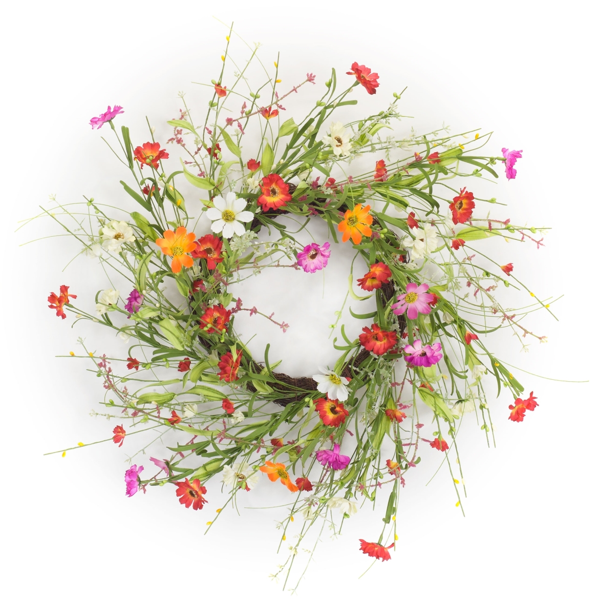 Picture of Melrose International 74594 Mixed Floral Wreath