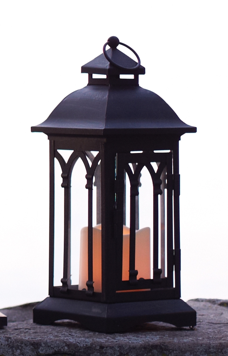 Picture of Melrose International 50209 Lantern w/ LED Candle - Set of 2