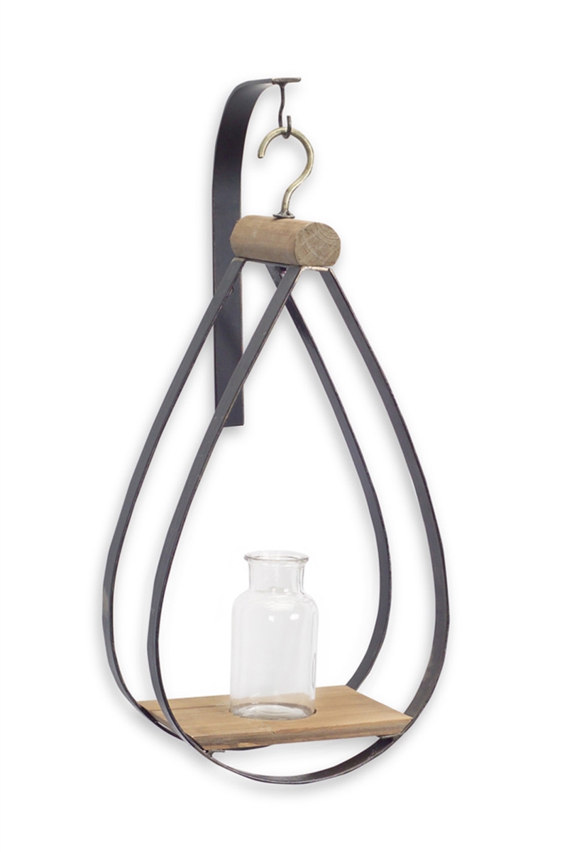 Picture of Melrose International 66381 Hanging Bottle Vase - Set of 2
