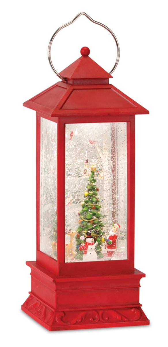 Picture of Melrose International 80796 Snow Globe Lantern w/Santa