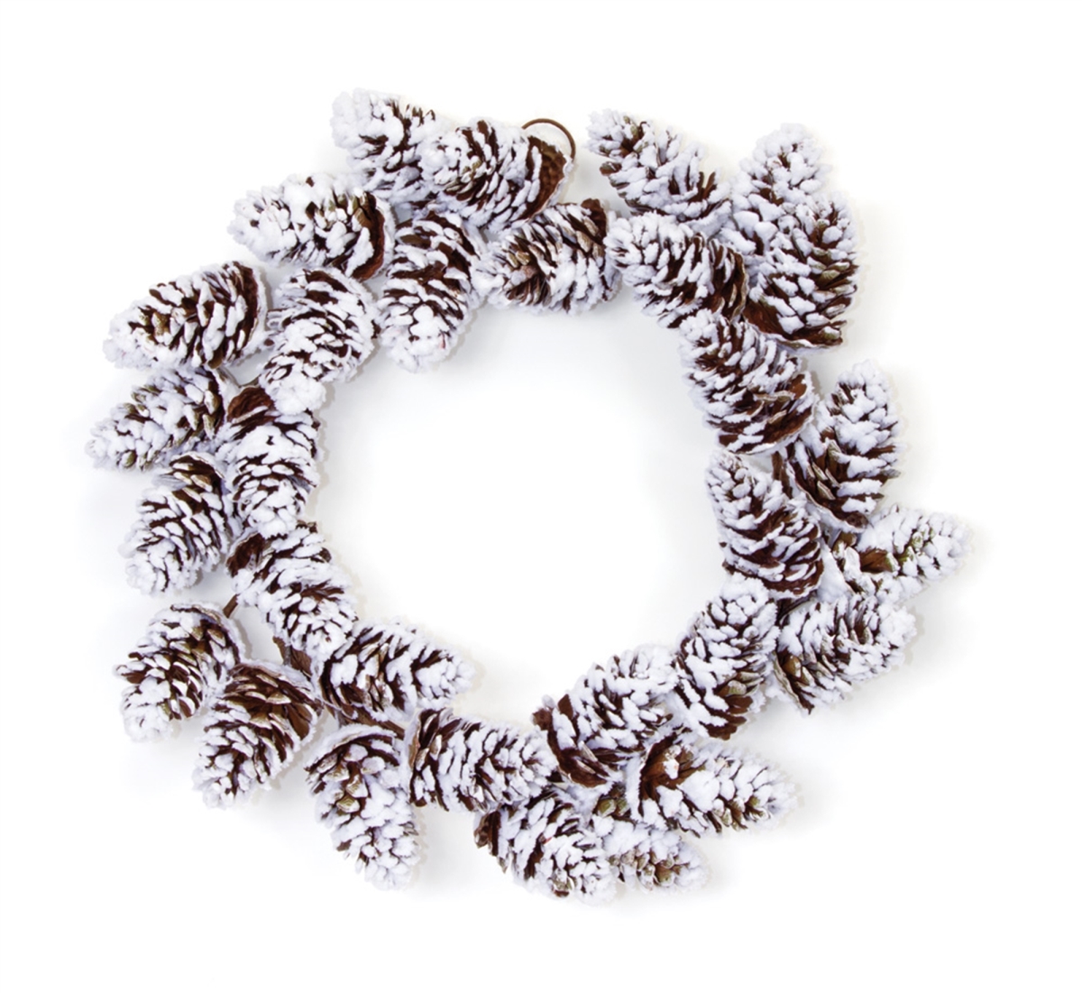 Picture of Melrose International 81309DS 18 in. Plastic Pine Cone Wreath&#44; Brown