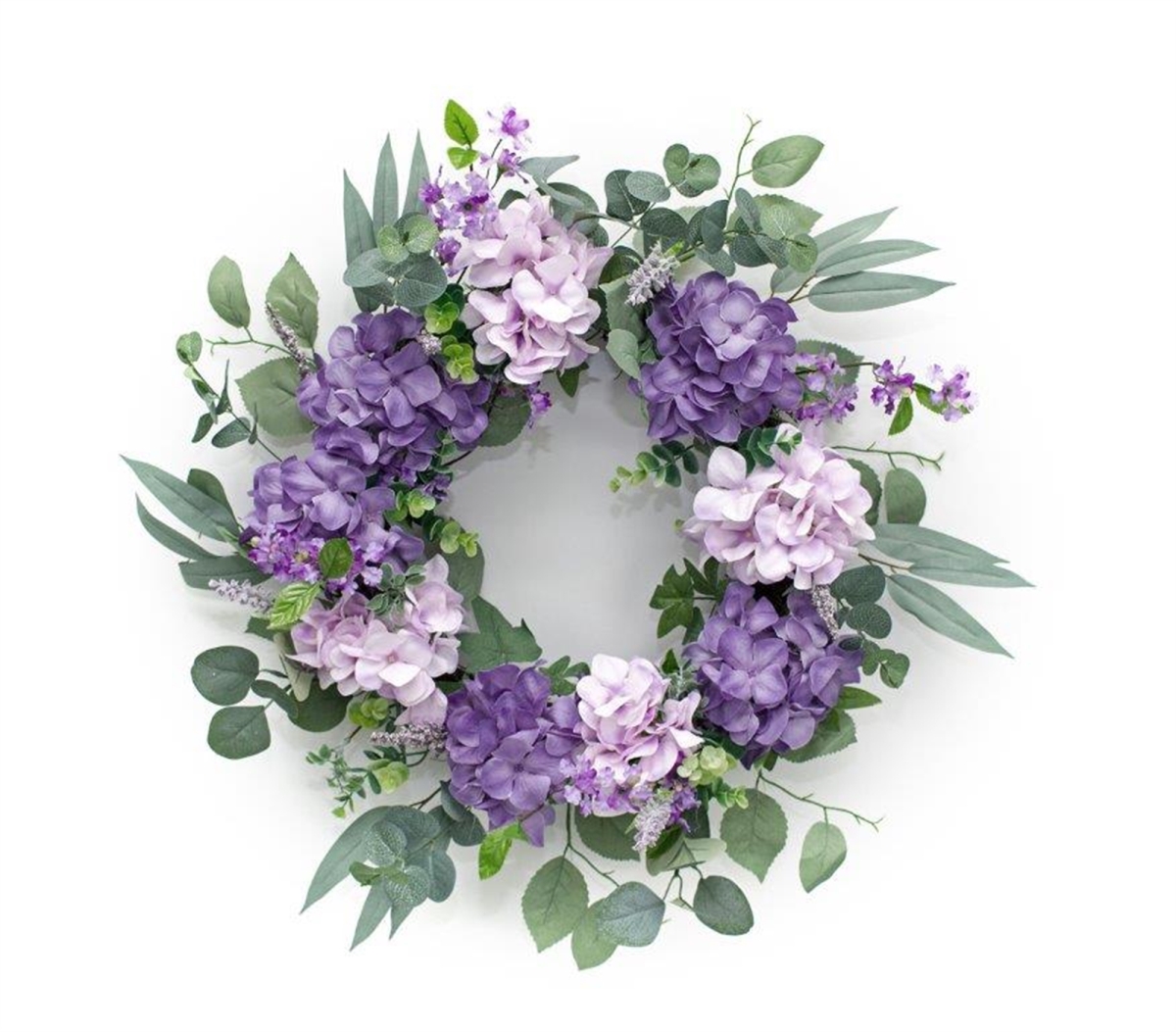 Picture of Melrose International 82429 Hydrangea Wreath