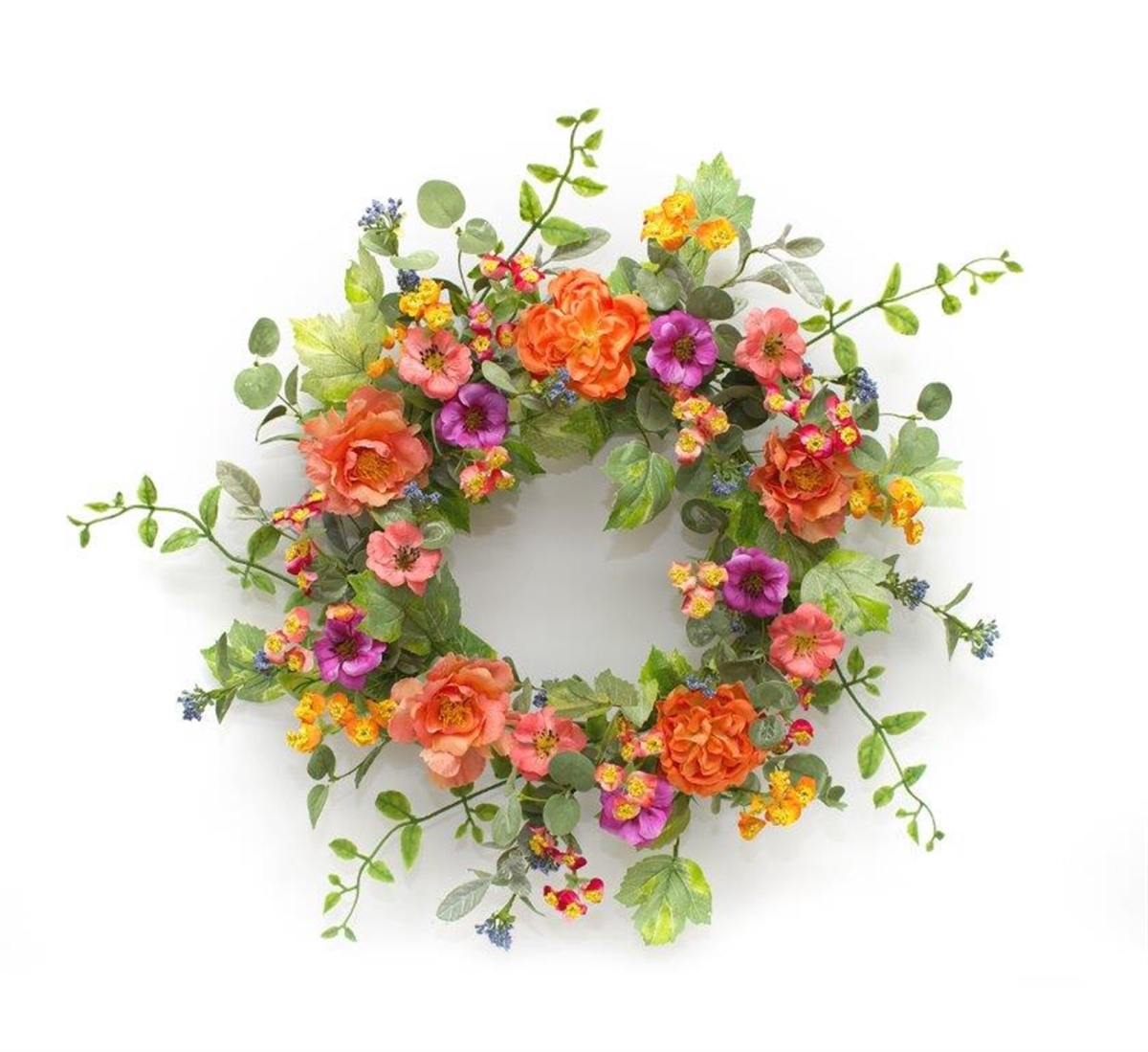 Picture of Melrose International 82478 Mixed Floral Wreath