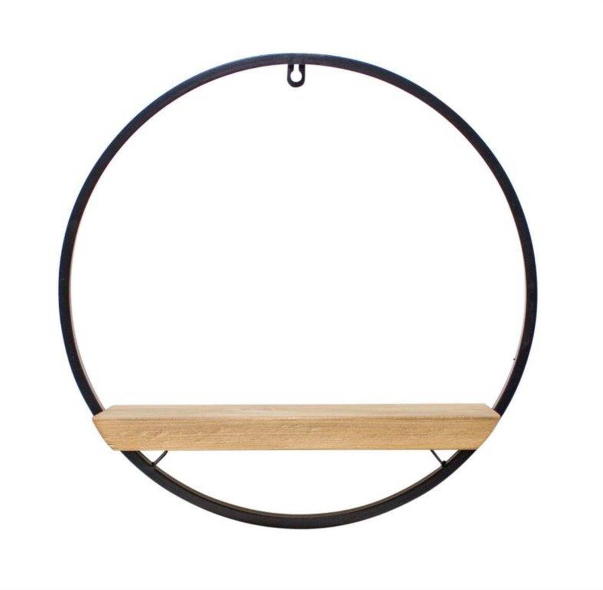 Picture of Melrose International 82509 Iron and Wood Circle Shelf