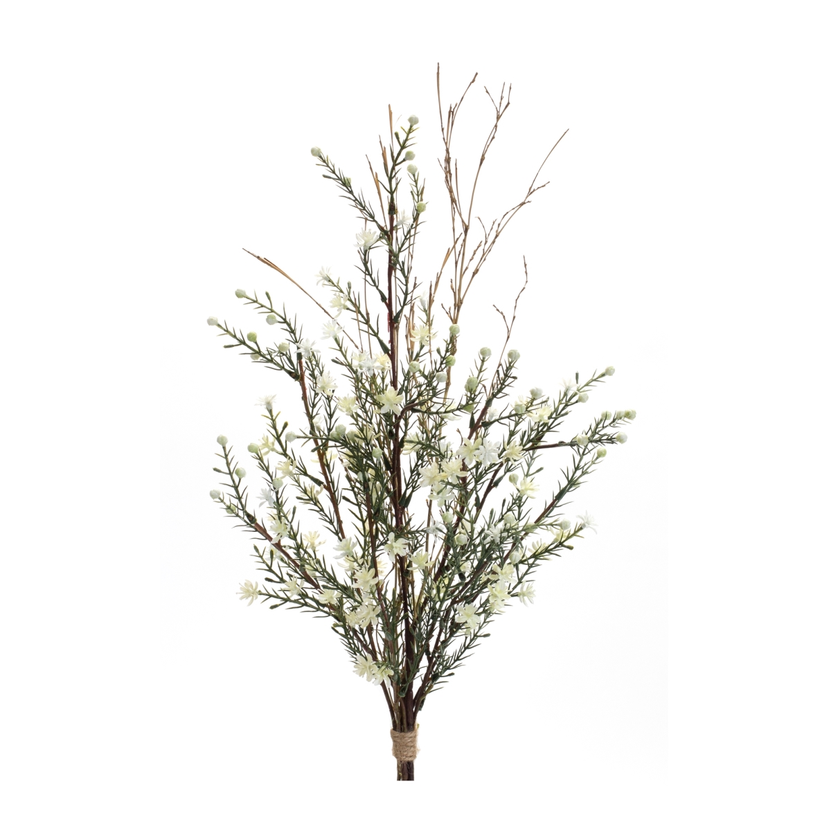 22 in. Plastic Leptospermum Swag, Green - Set of 6