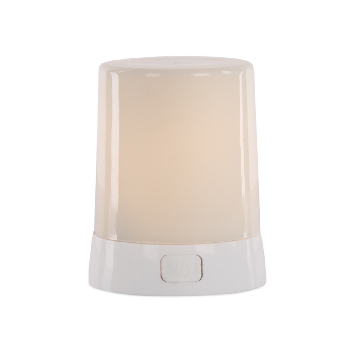 85992DS 2.75 x 3 in. Plastic White 6 Hour Timer Fia Flame Candle Light with Remote USB Charging Cable