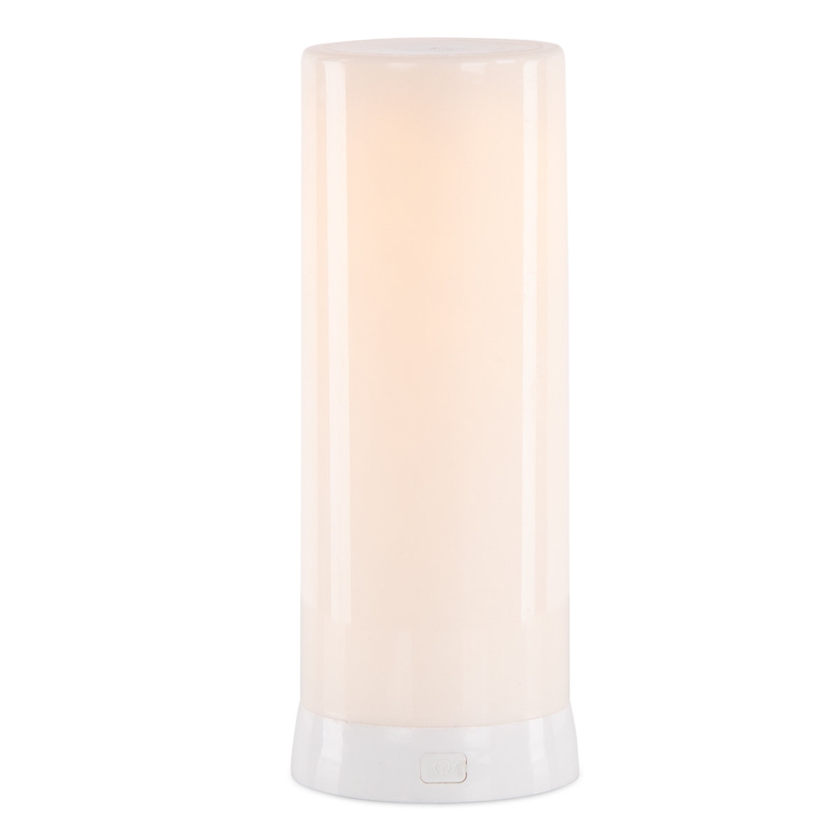 85993DS 4 x 7.5 in. Plastic White 6 Hour Timer Fia Flame Candle Light with Remote USB Charging Cable