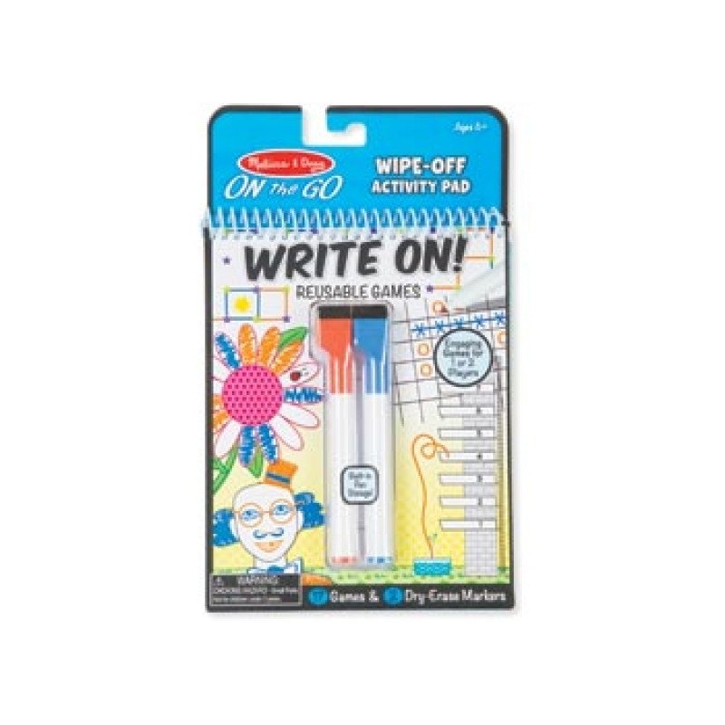 Melissa &Doug On-The-Go Wipe-Off Activity Pad