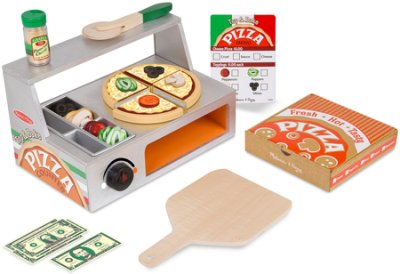 Picture of Melissa & Doug 9465 Top & Bake Pizza Counter Play Set