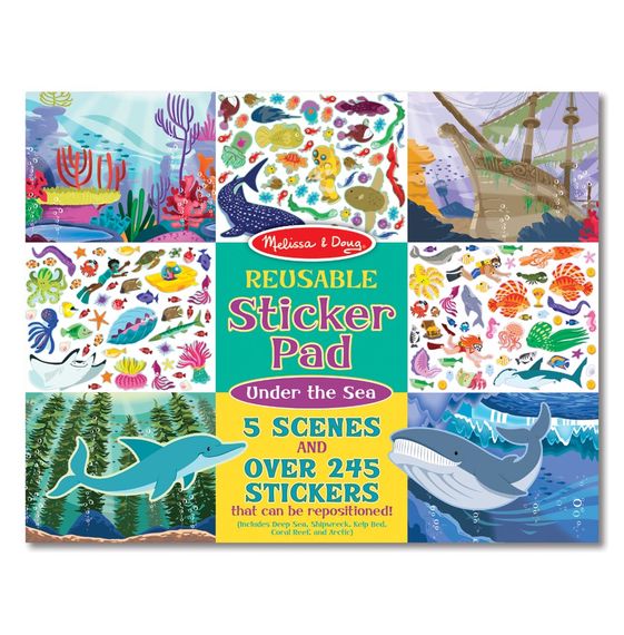 Picture of Melissa & Doug 30500 Reusable Sticker Pad - Under the Sea
