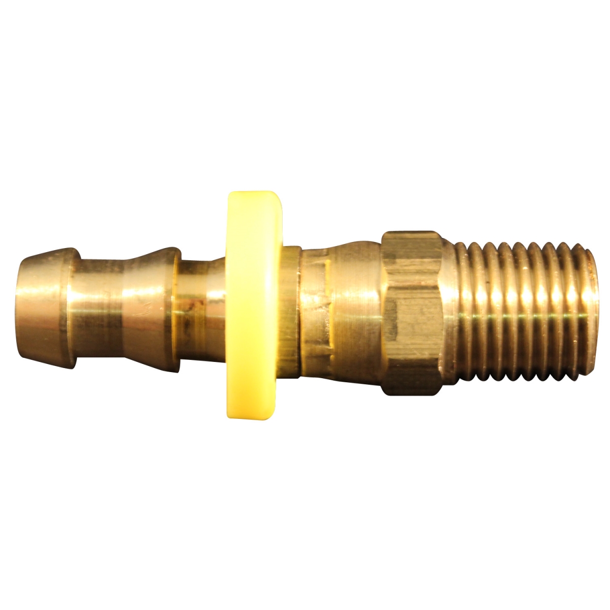 Push-On Lock Fitting - Brass - 0.25 in. ID - Durable Design