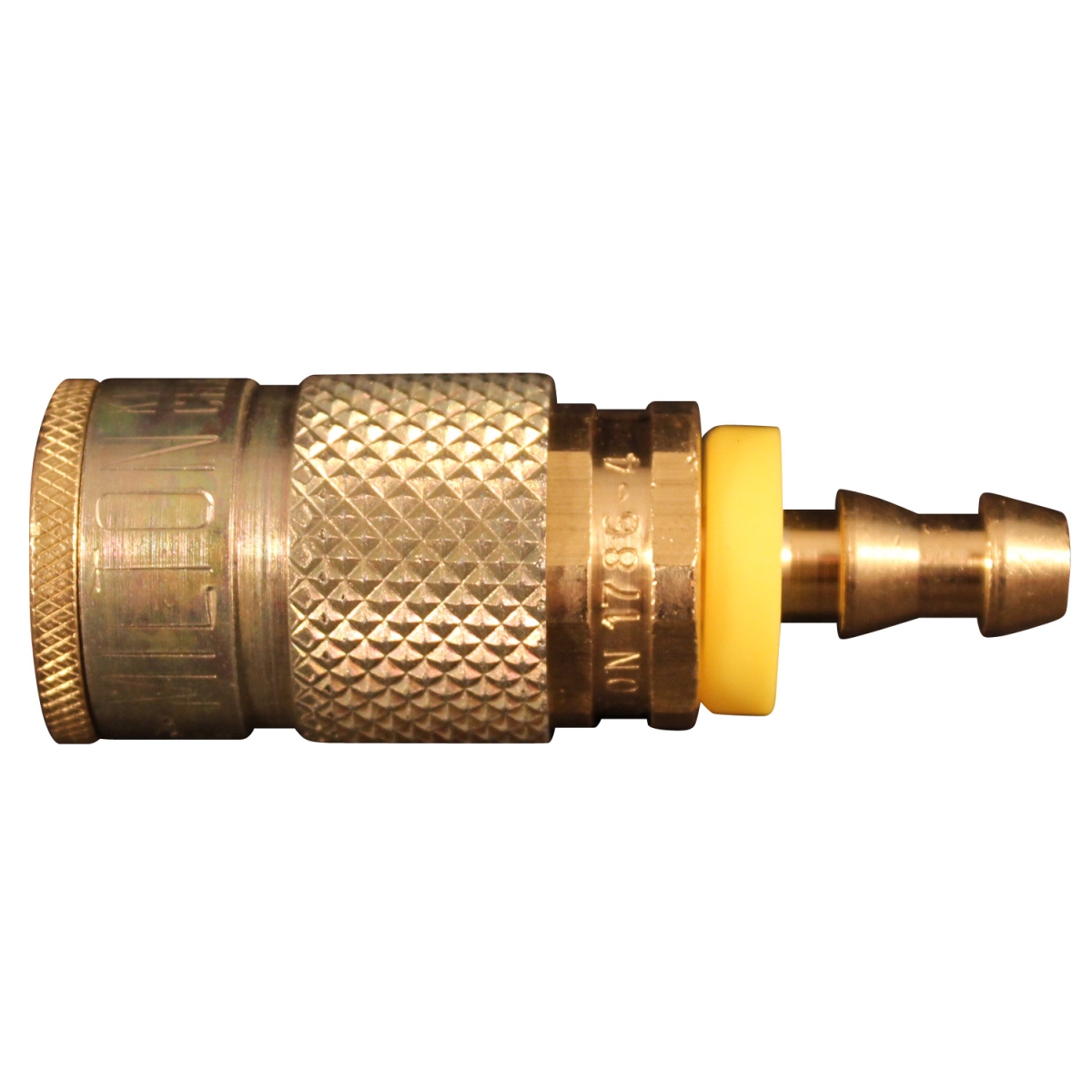 Milton  0.37 in. Hose Barb T Style Push On & Lock Coupler