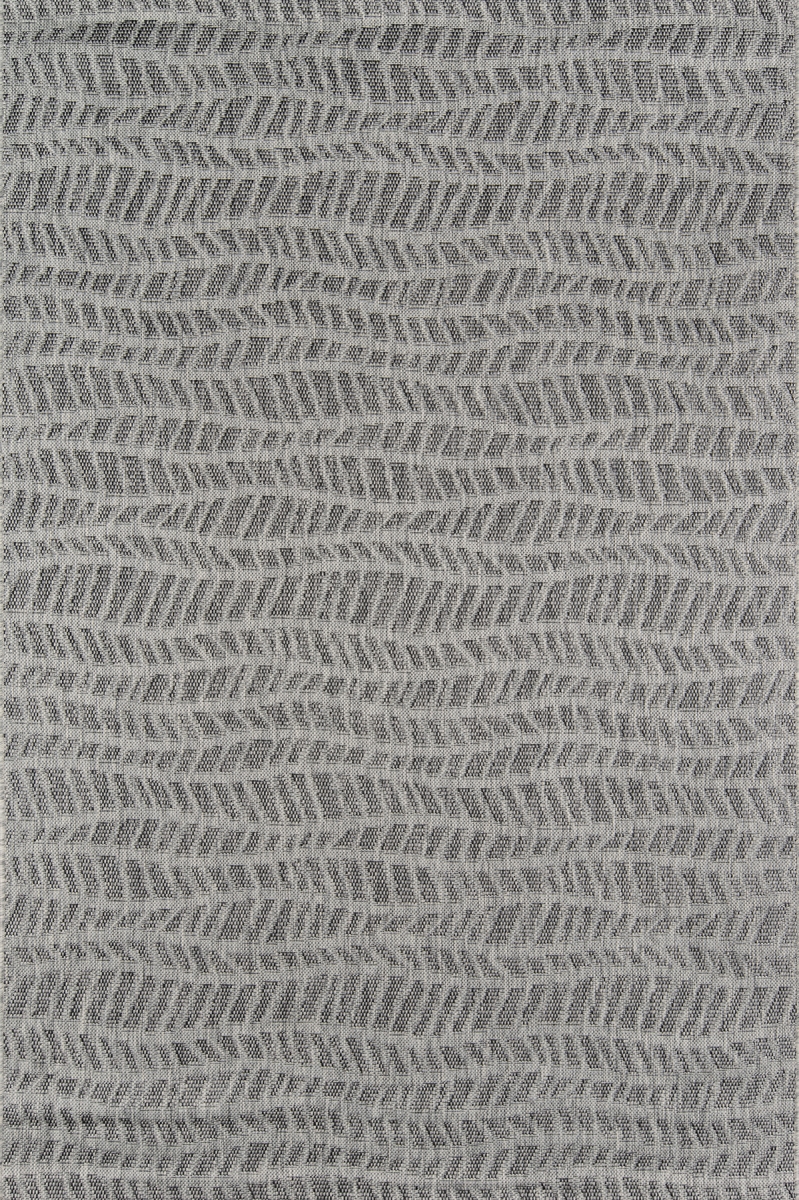 Picture of Momeni VILLAVI-05GRY5376 Novogratz Villa Machine Made 100 Percent Polypropylene Rectangle Rug , Grey - 5 ft. 3 in. x 7 ft. 6 in.