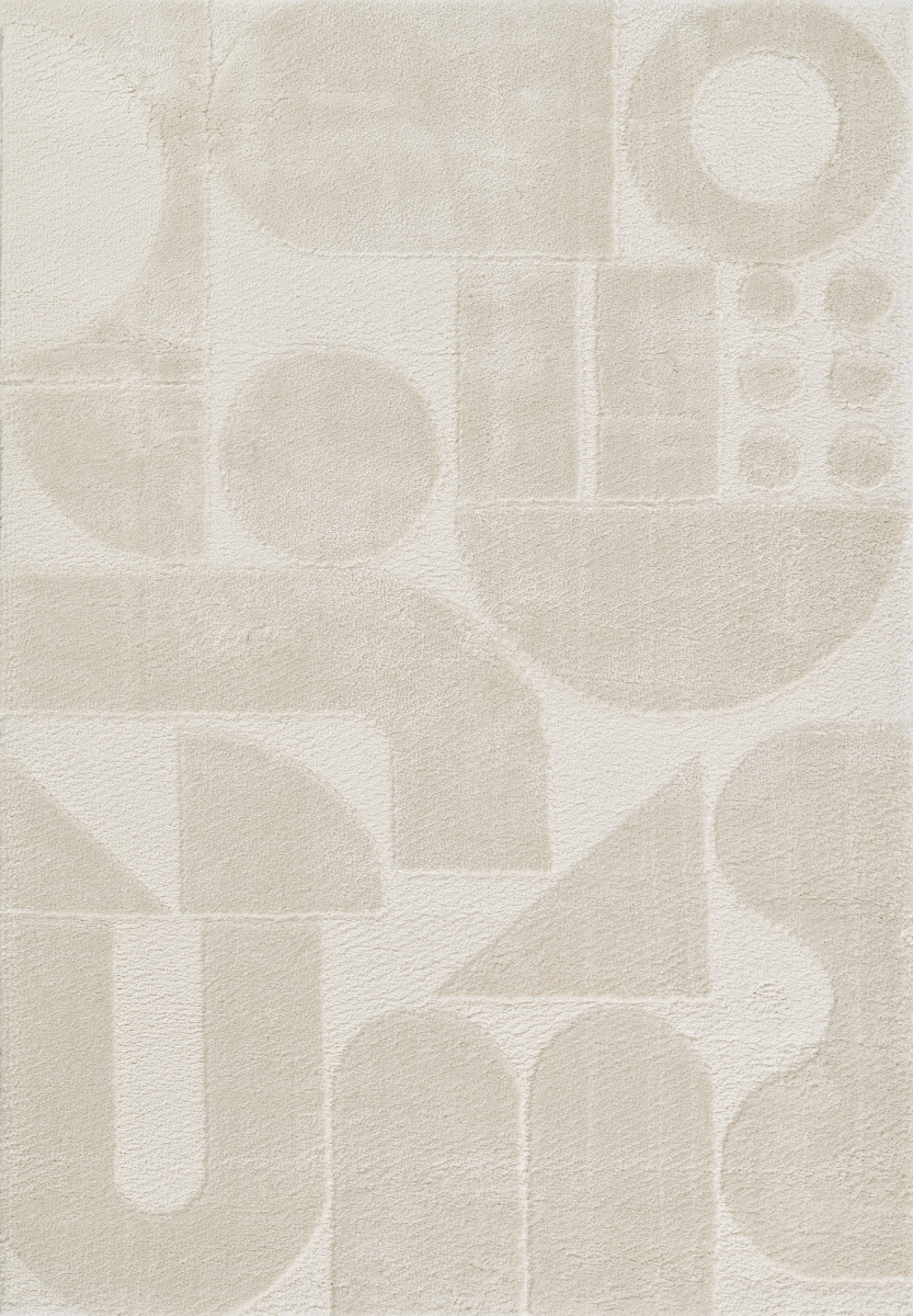 Picture of Novogratz TAYLOTAY-3IVY7AA0 7 ft. 10 in. x 10 ft. Taylor 3 Machine Made Polyester Rectangle Area Rug&#44; Ivory