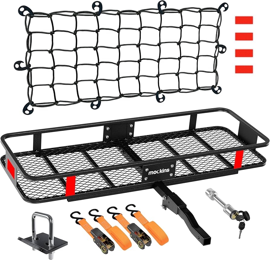 Picture of Mockins  MACCN28 Mockins MACCN28 Hitch Mount Cargo Carrier with Cargo Net